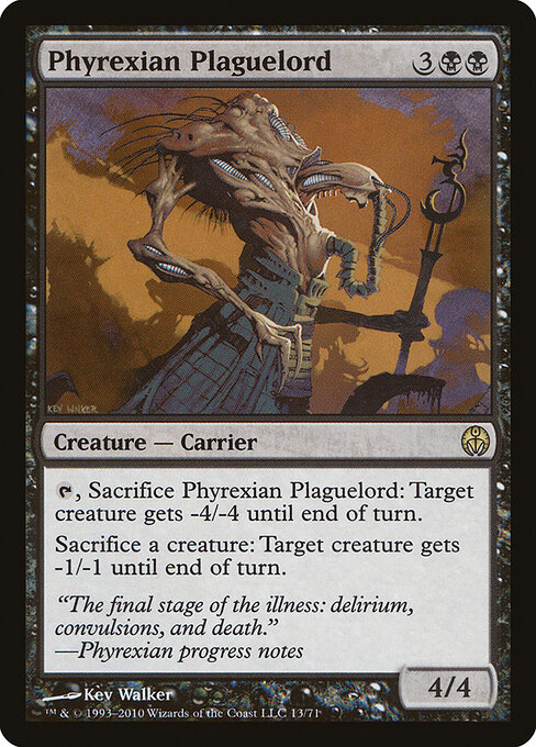 Phyrexian Plaguelord card art
