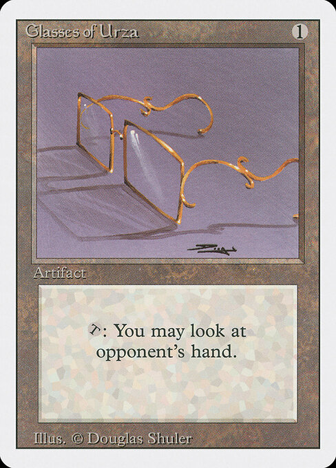Glasses of Urza card art
