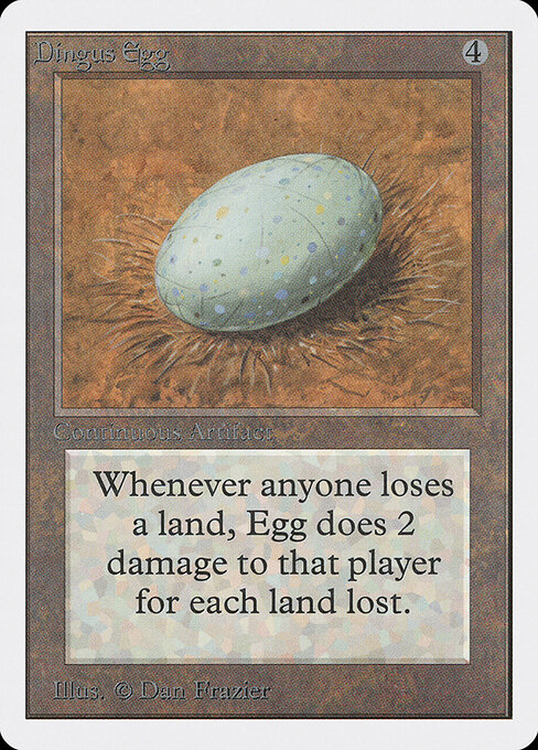 Dingus Egg card art