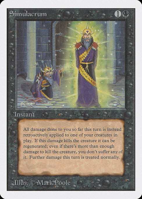 Simulacrum card art