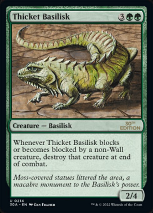 Thicket Basilisk card art