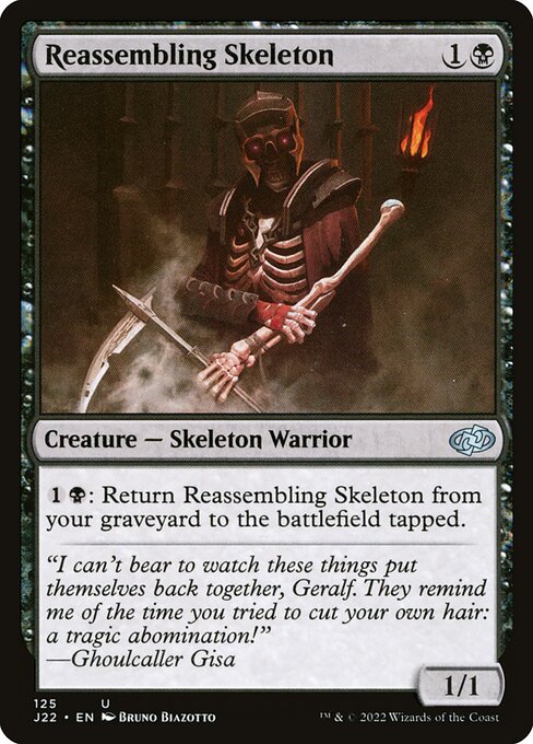 Reassembling Skeleton card art