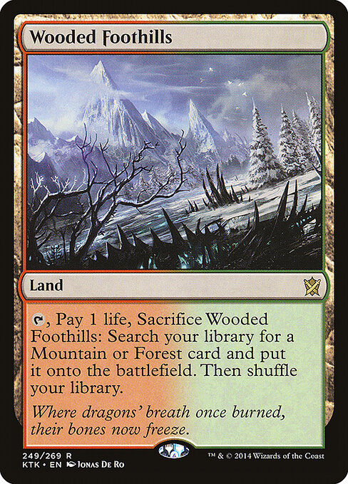 Wooded Foothills card art
