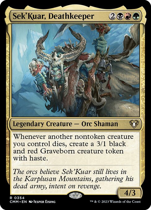 Sek'Kuar, Deathkeeper card art