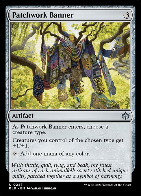 Patchwork Banner card art
