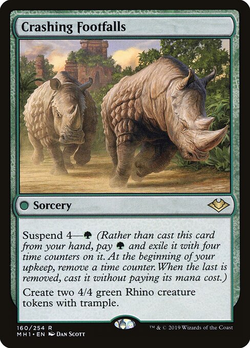 Crashing Footfalls card art