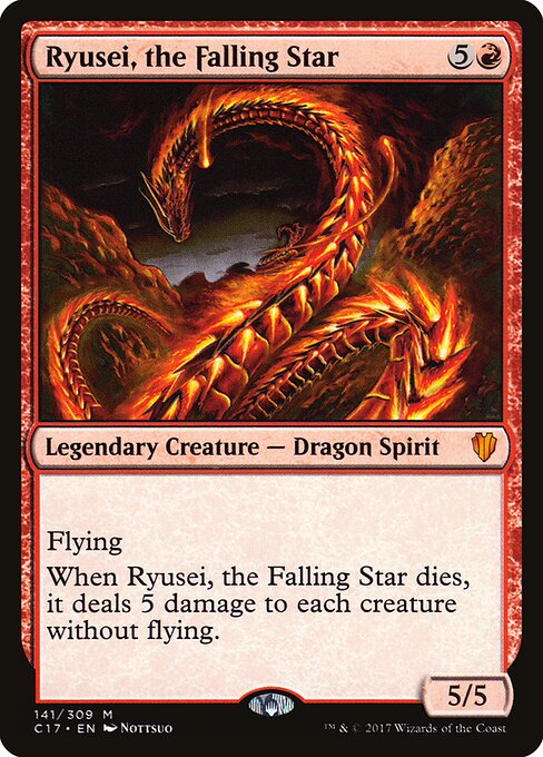 Ryusei, the Falling Star card art