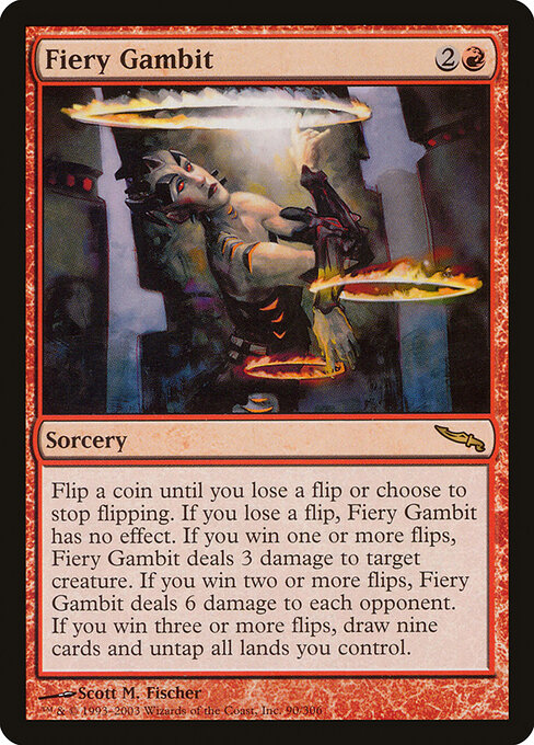 Fiery Gambit card art