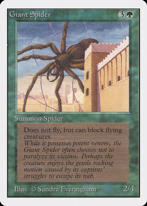 Giant Spider card art