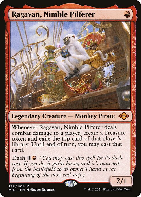 Ragavan, Nimble Pilferer card art