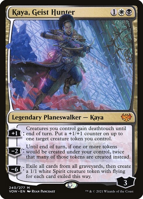 Kaya, Geist Hunter card art