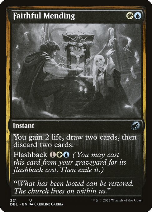Faithful Mending card art
