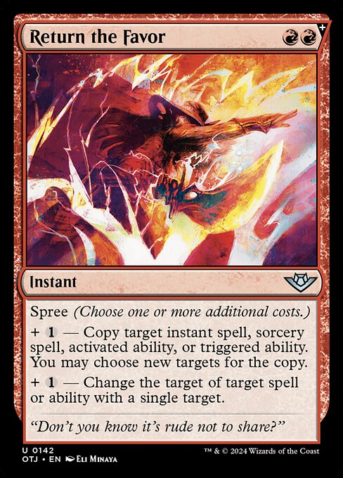 Return the Favor card art