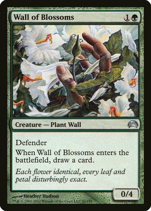 Wall of Blossoms card art