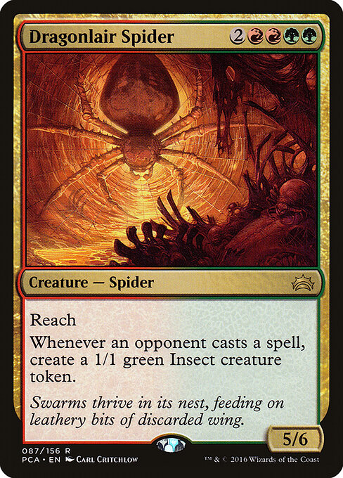 Dragonlair Spider card art