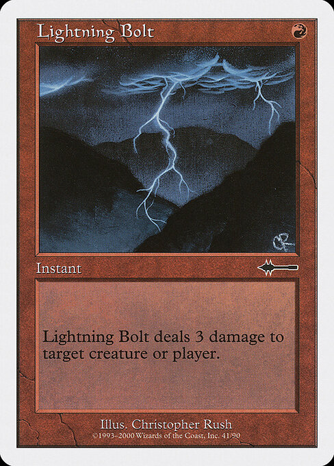 Lightning Bolt card art