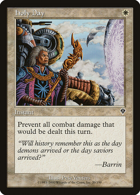 Holy Day card art