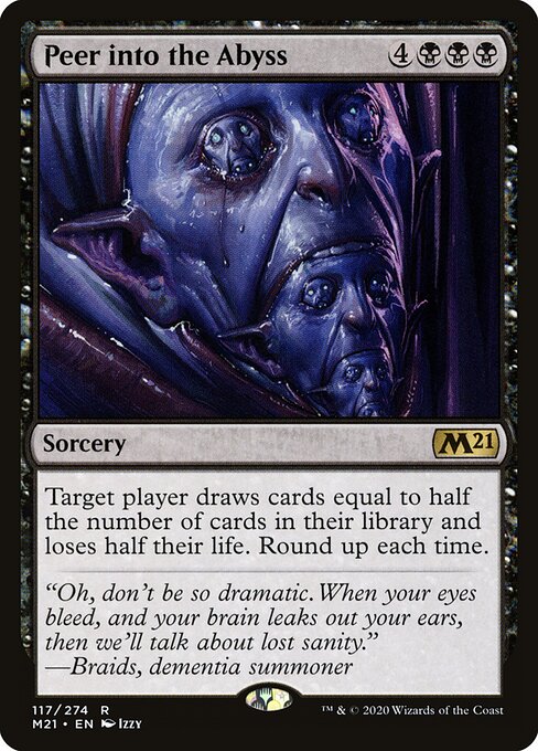 Peer into the Abyss card art