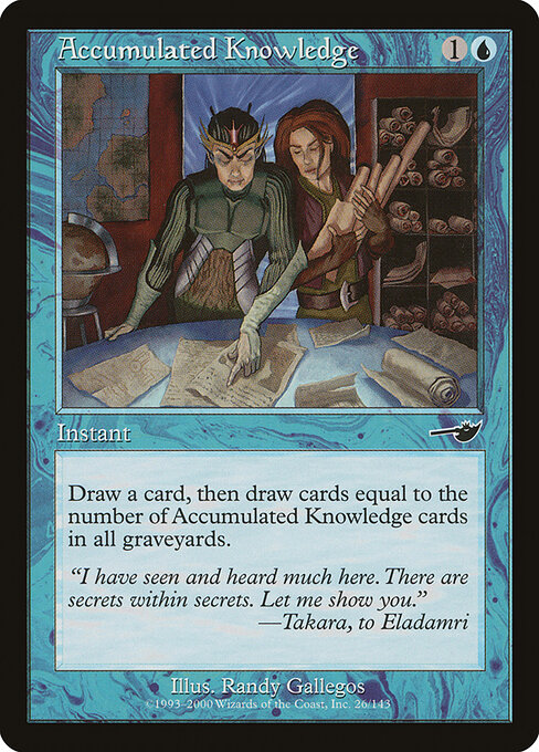 Accumulated Knowledge card art