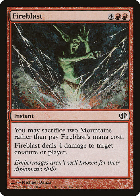 Fireblast card art