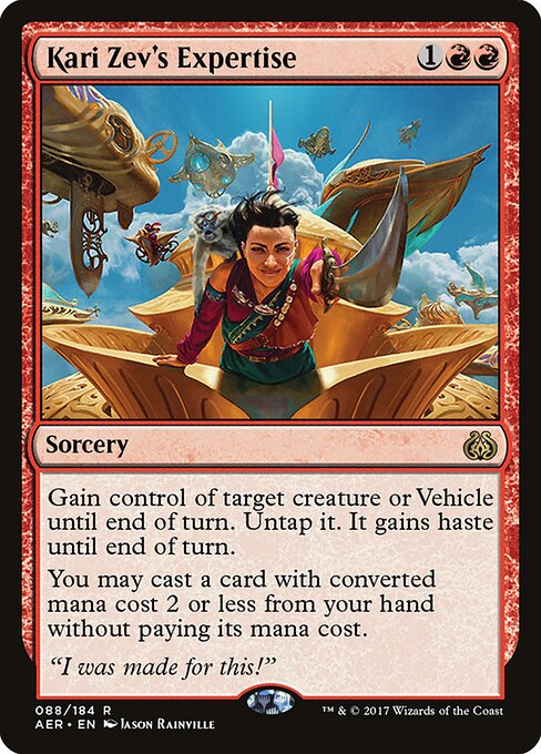 Kari Zev's Expertise card art