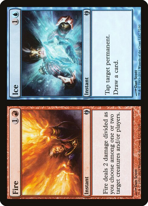 Fire // Ice card art