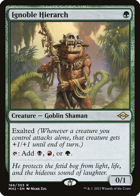 Ignoble Hierarch card art