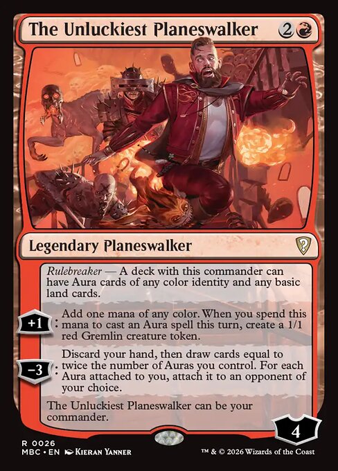 The Unluckiest Planeswalker card art