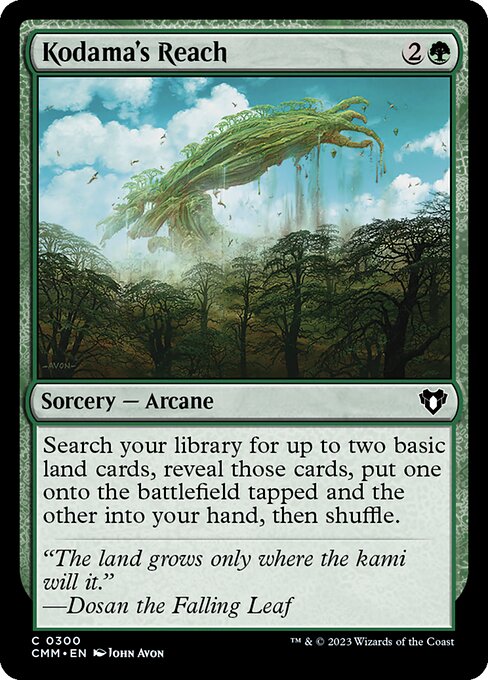Kodama's Reach card art