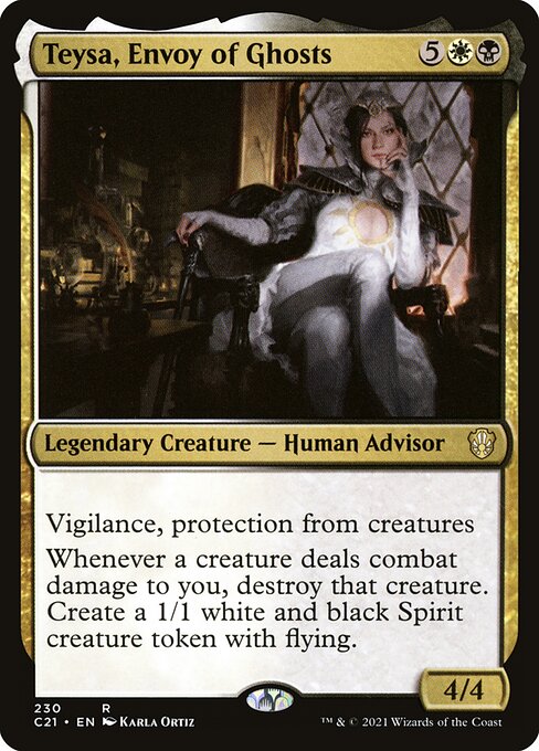 Teysa, Envoy of Ghosts card art