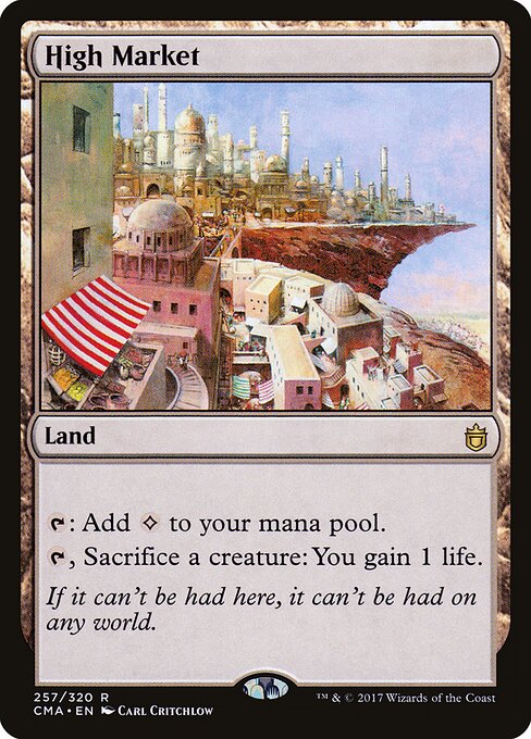 High Market card art
