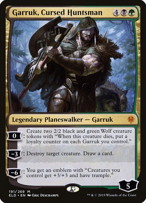 Garruk, Cursed Huntsman card art