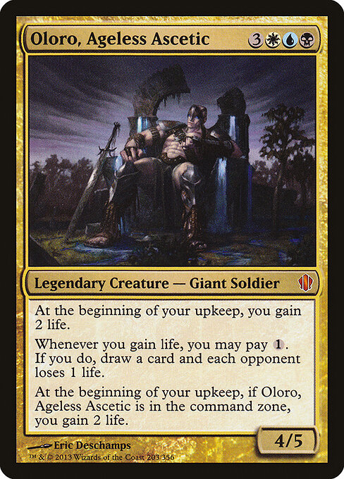Oloro, Ageless Ascetic card art