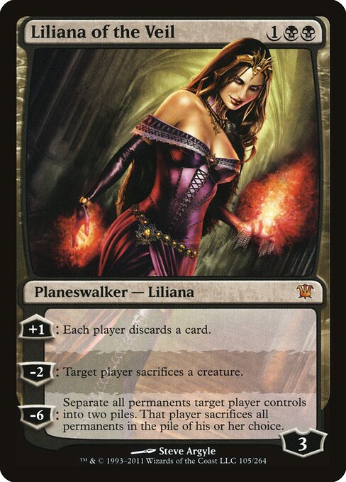 Liliana of the Veil card art