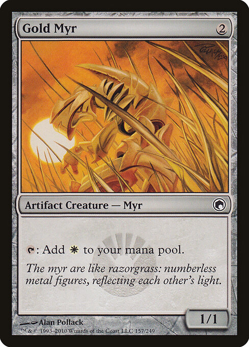 Gold Myr card art