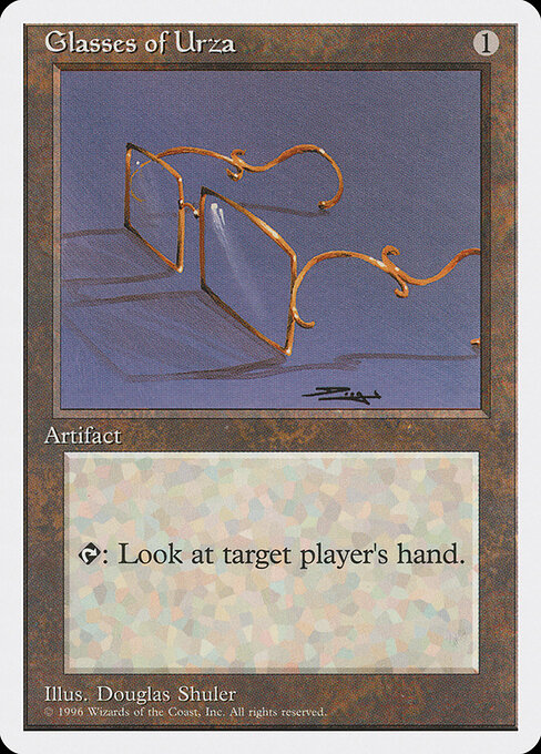 Glasses of Urza card art