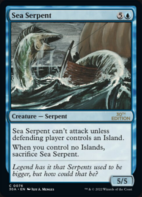 Sea Serpent card art
