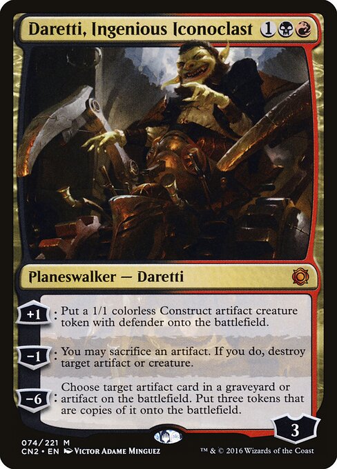 Daretti, Ingenious Iconoclast card art
