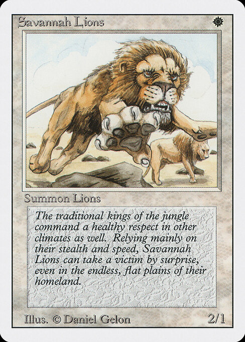Savannah Lions card art