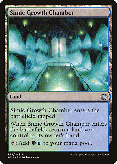 Simic Growth Chamber card art