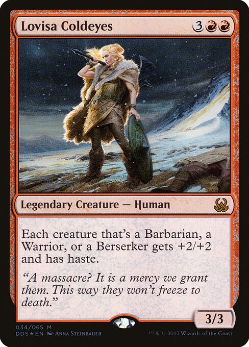 Lovisa Coldeyes card art