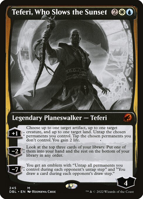 Teferi, Who Slows the Sunset card art