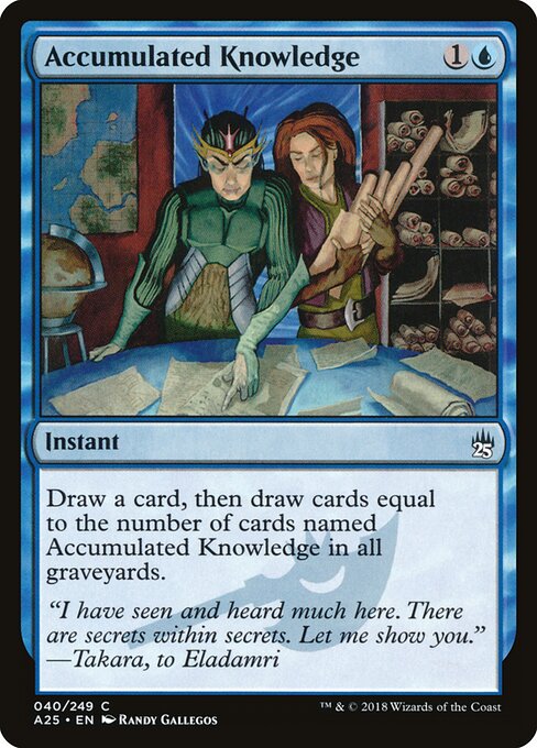Accumulated Knowledge card art
