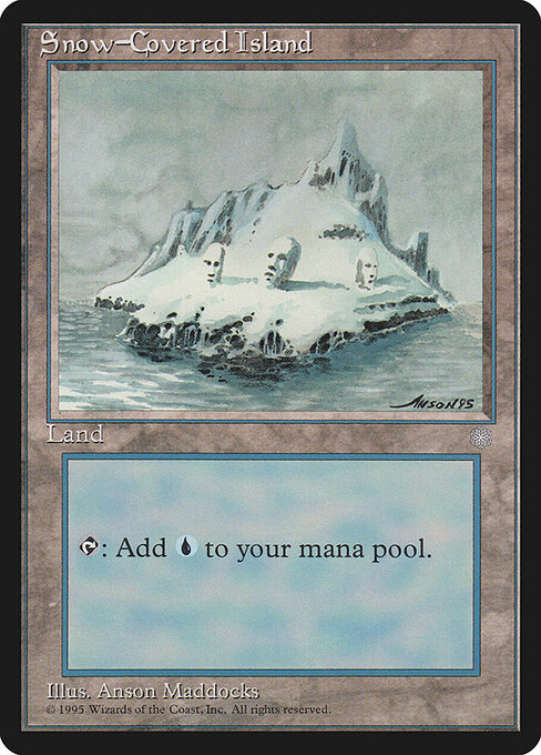 Snow-Covered Island card art