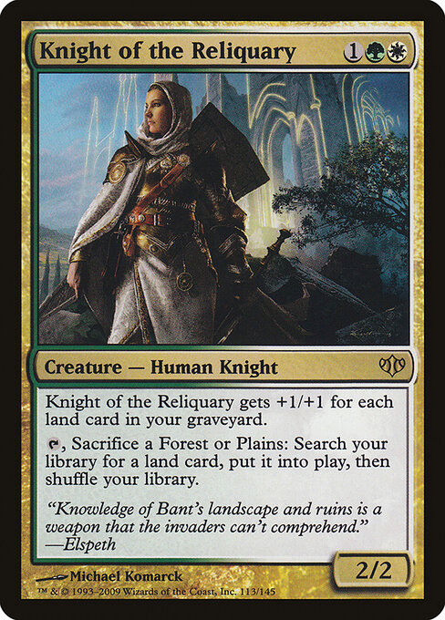 Knight of the Reliquary card art