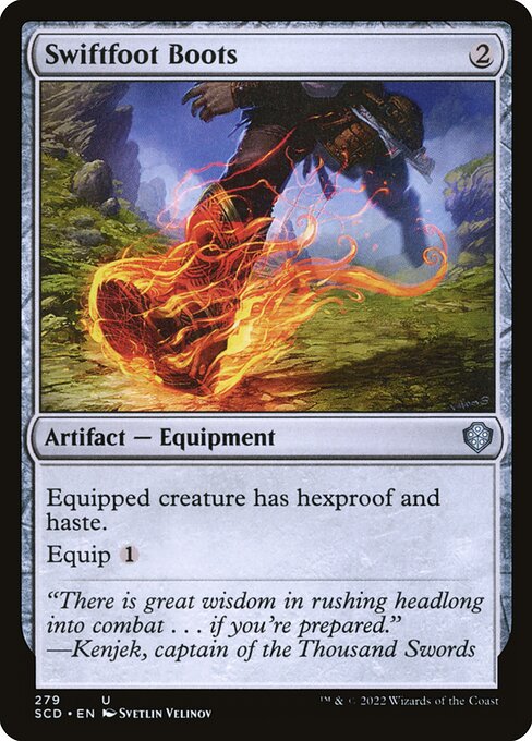 Swiftfoot Boots card art