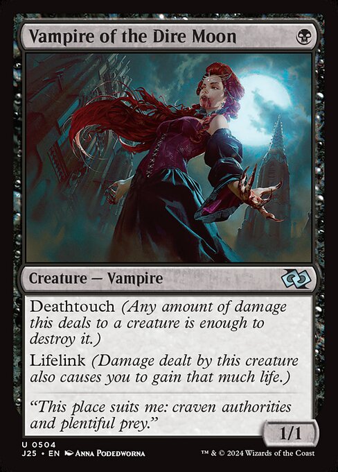 Vampire of the Dire Moon card art