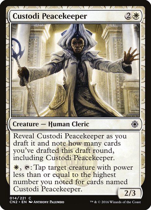 Custodi Peacekeeper card art