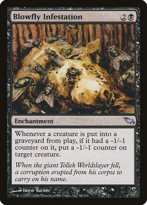 Blowfly Infestation card art