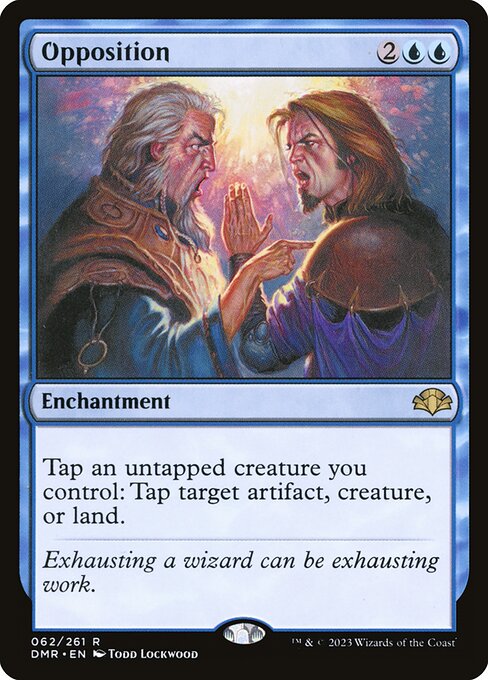 Opposition card art